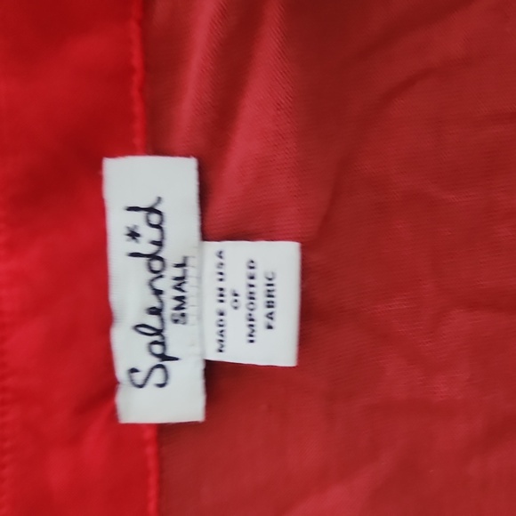 ♻️Splendid 3/4 Roll Sleeve‎ Top Size Small - Picture 4 of 6